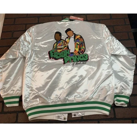 FRESH PRINCE OF BEL-AIR Headgear Classics White Streetwear Jacket~Never Worn~ XL